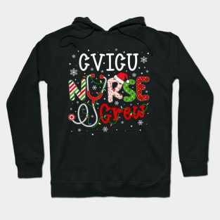 CVICU Christmas Nurse Crew Funny Nursing Christmas Hoodie